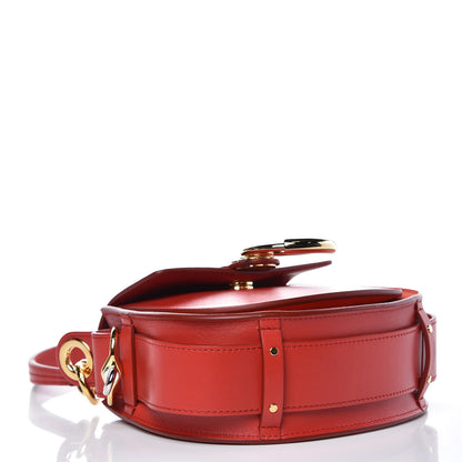 Chloe Calfskin Small Tess Bag Plaid Red 4 of 7