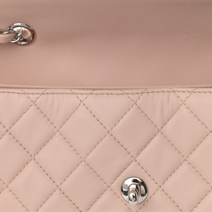 Chanel Lambskin Quilted Jumbo Chanel by 4 Flap Light Beige 11 of 15