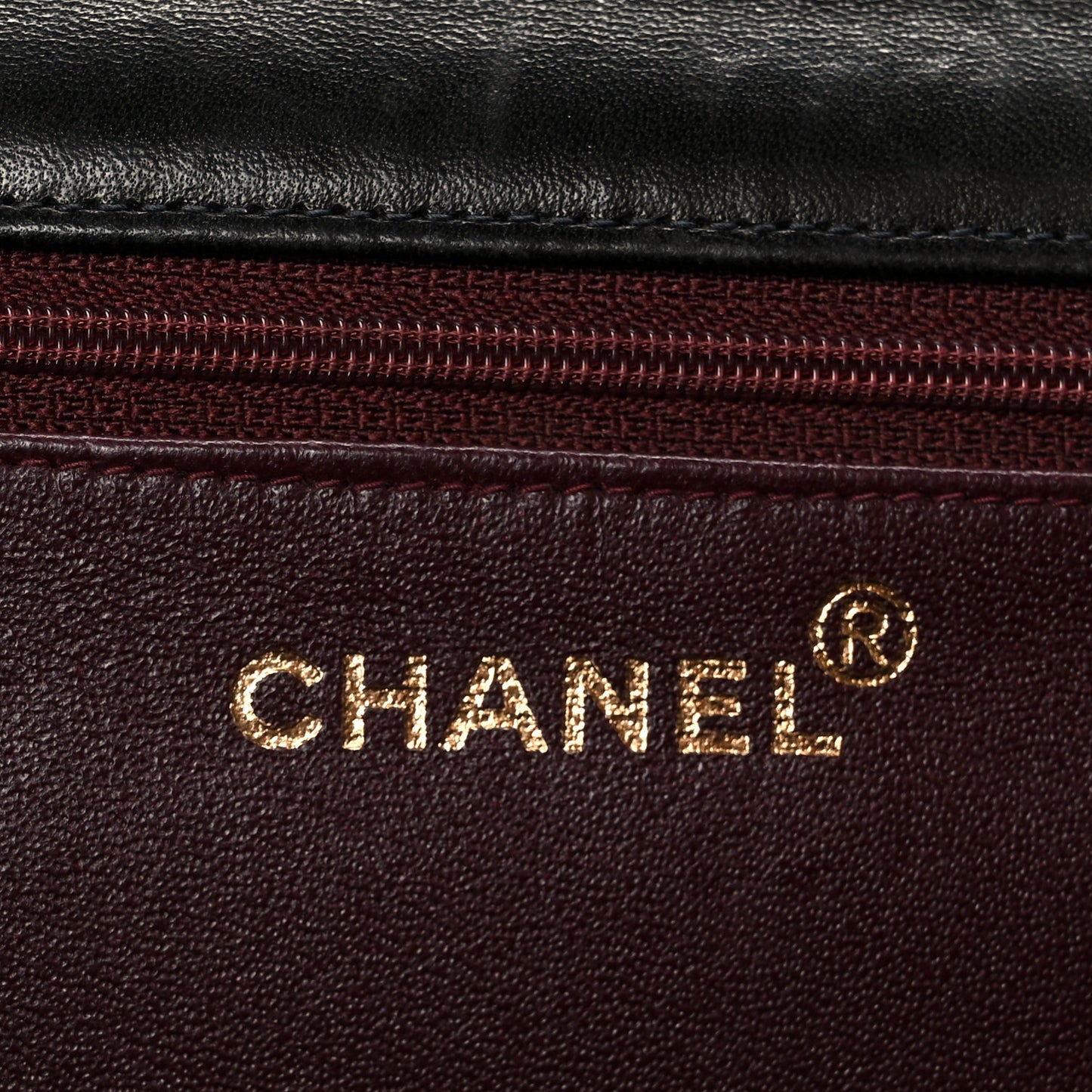 Lambskin Quilted Medium Single Flap Black