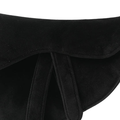 Christian Dior Velvet Crystal Mini Saddle Bag Black 8 of 10