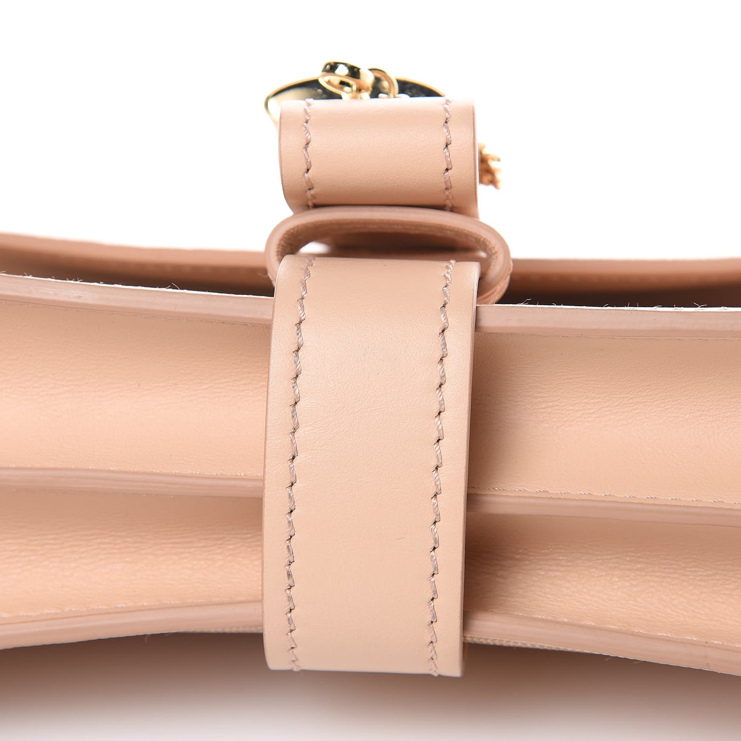 Calfskin Lizard Embossed Aby Chain Shoulder Bag Delicate Pink