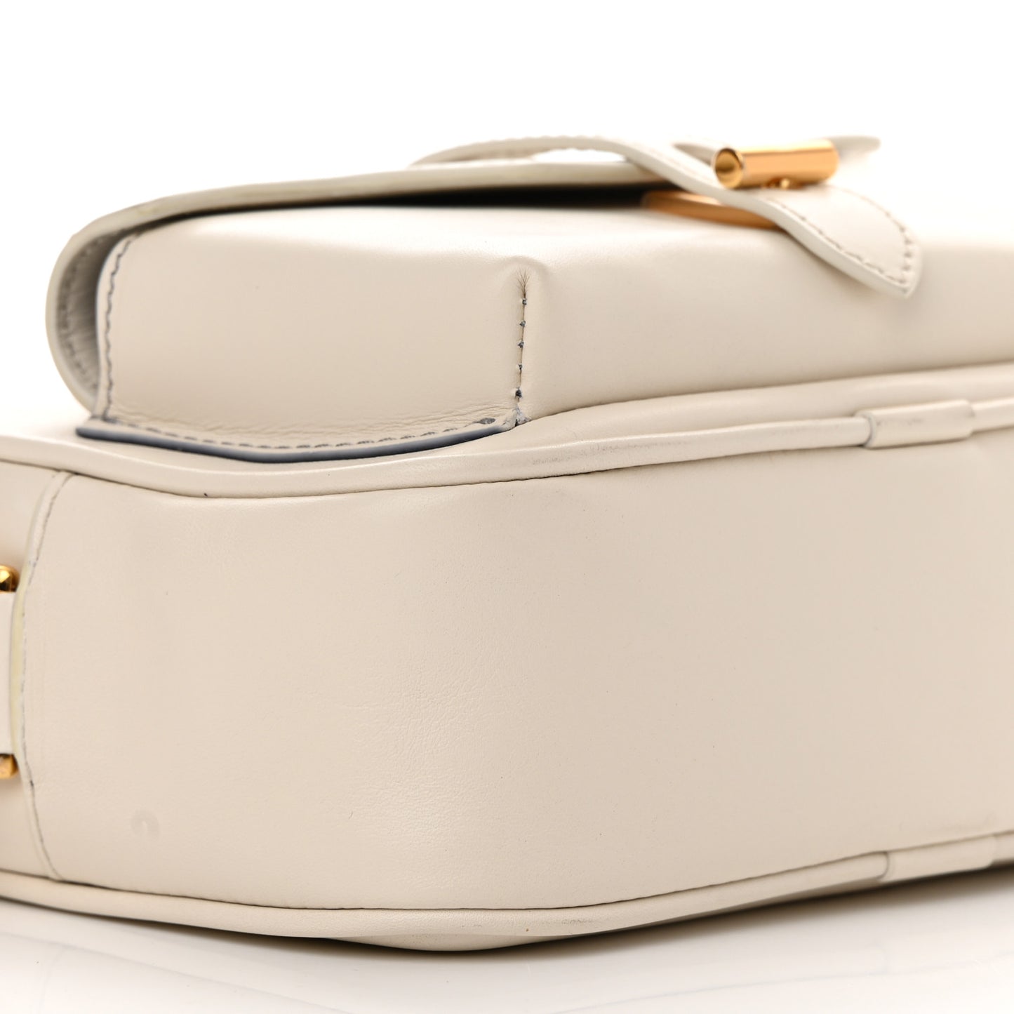 Calfskin Hollywood T Twist Camera Bag Chalk