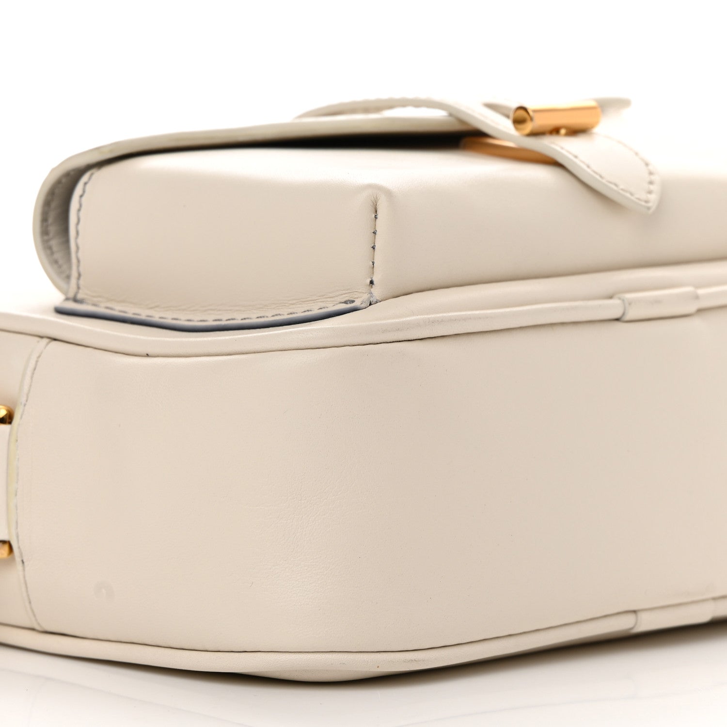 Tom Ford Calfskin Hollywood T Twist Camera Bag Chalk 8 of 10