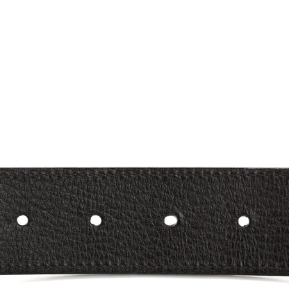 Gucci Selleria Calfskin Mens Interlocking G 37mm Belt 100 40 Black 4 of 7