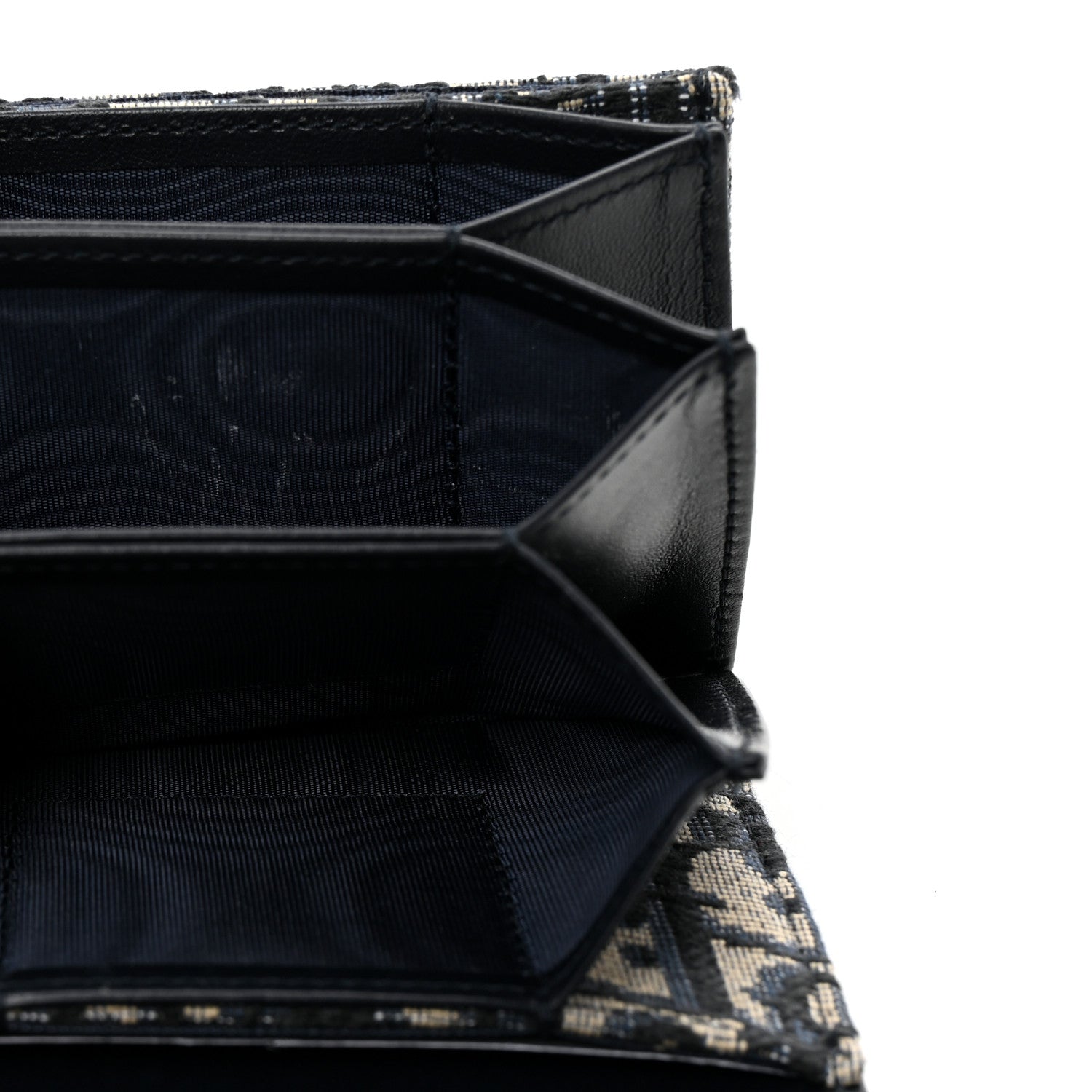 Christian Dior Oblique Saddle 5-Gusset Card Holder Blue 5 of 8
