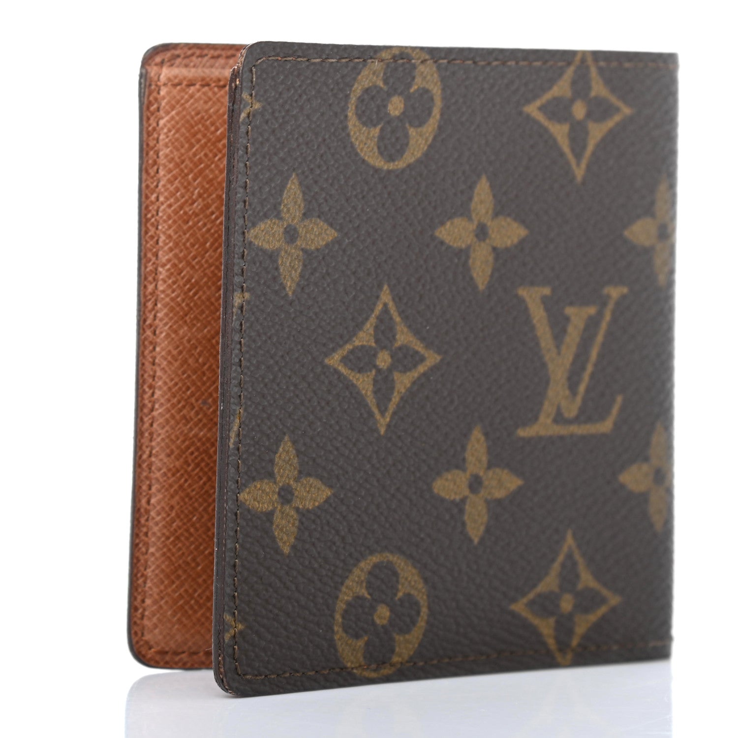Louis Vuitton Monogram Billfold Wallet 6 Credit Card Slots 2 of 6
