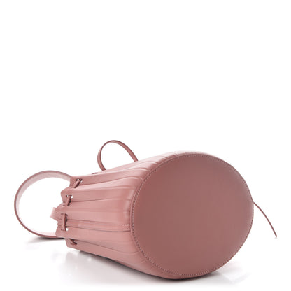 Mansur Gavriel Vegetable Tanned Calfskin Pleated Mini Bucket Bag Blush 4 of 9