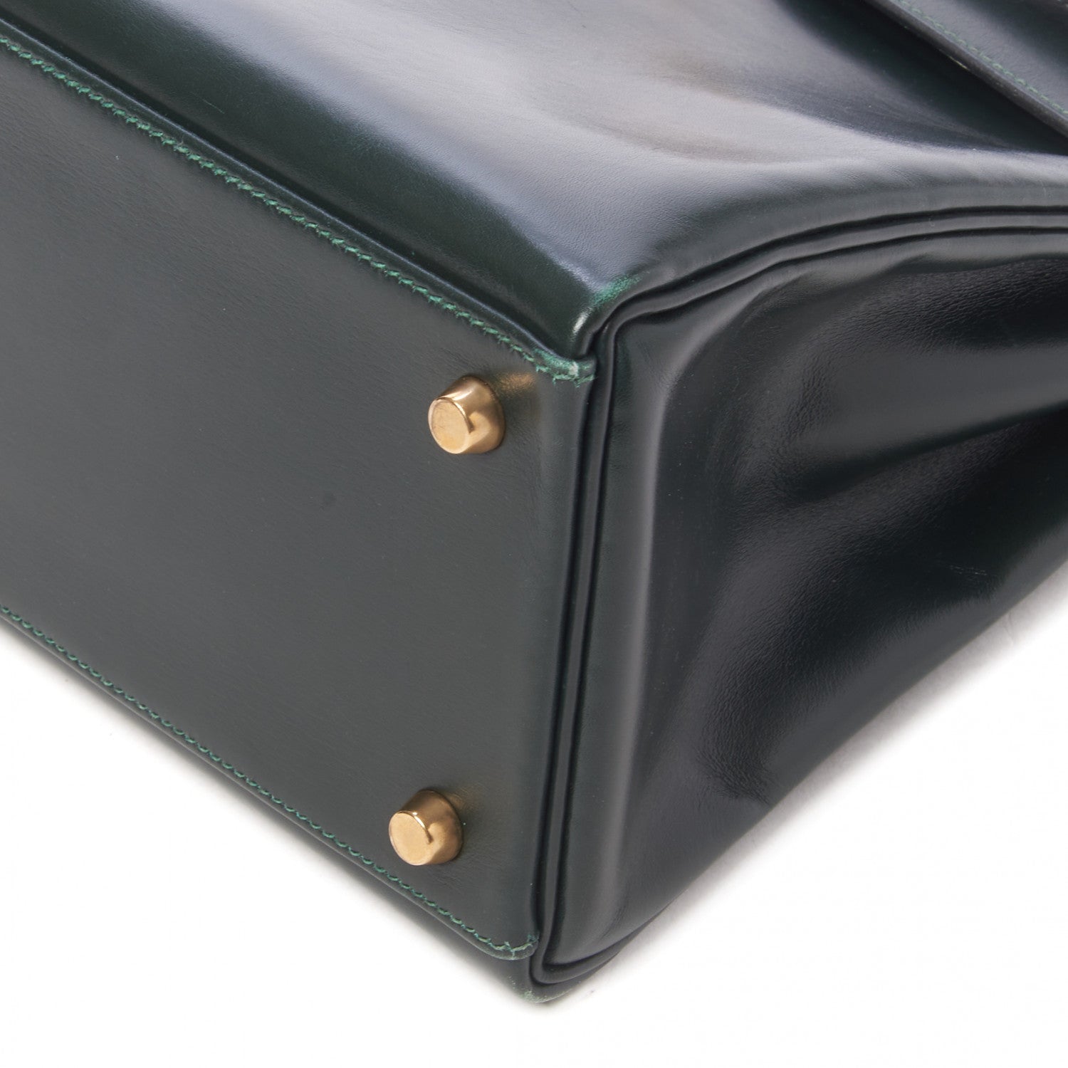 Hermes Box Kelly Sellier 32 Vert Fonce 6 of 32