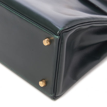 Hermes Box Kelly Sellier 32 Vert Fonce 6 of 32