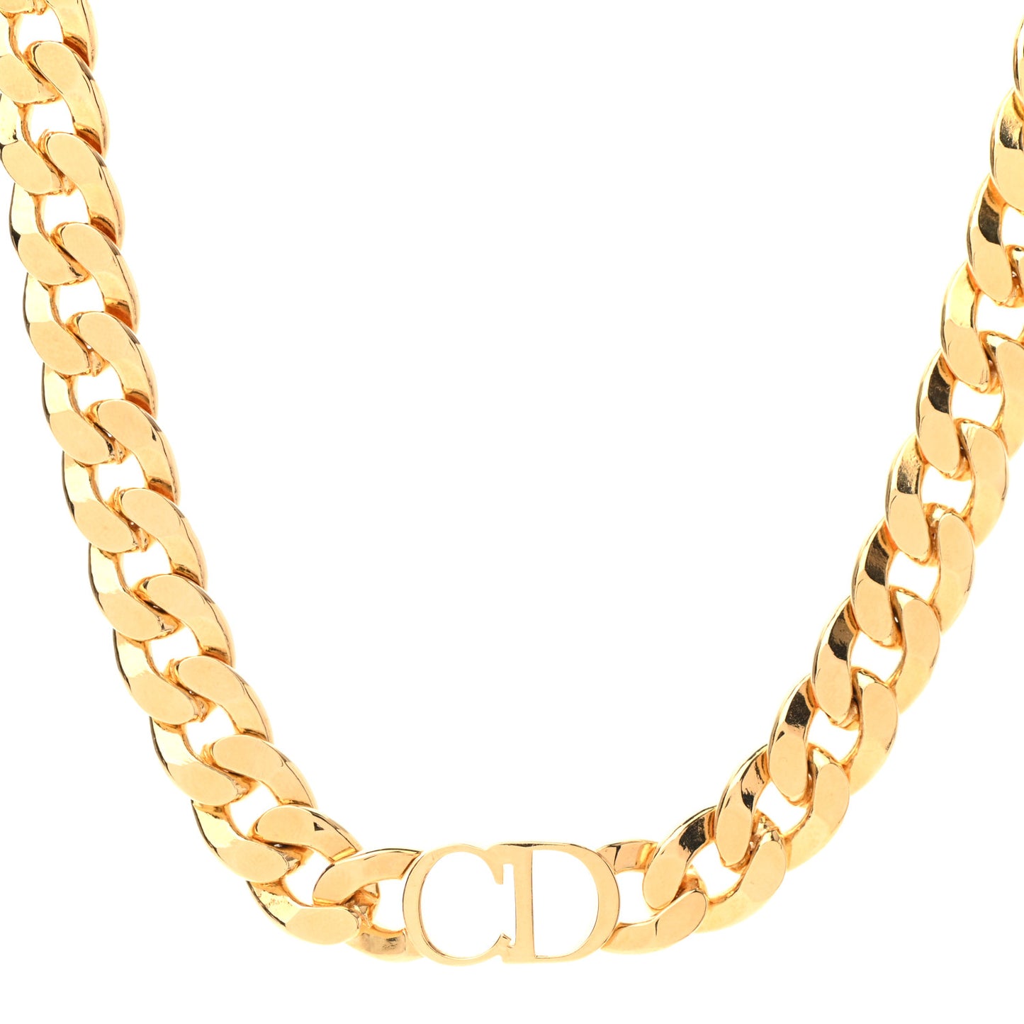 Metal Danseuse Etoile Chain Choker Necklace Gold