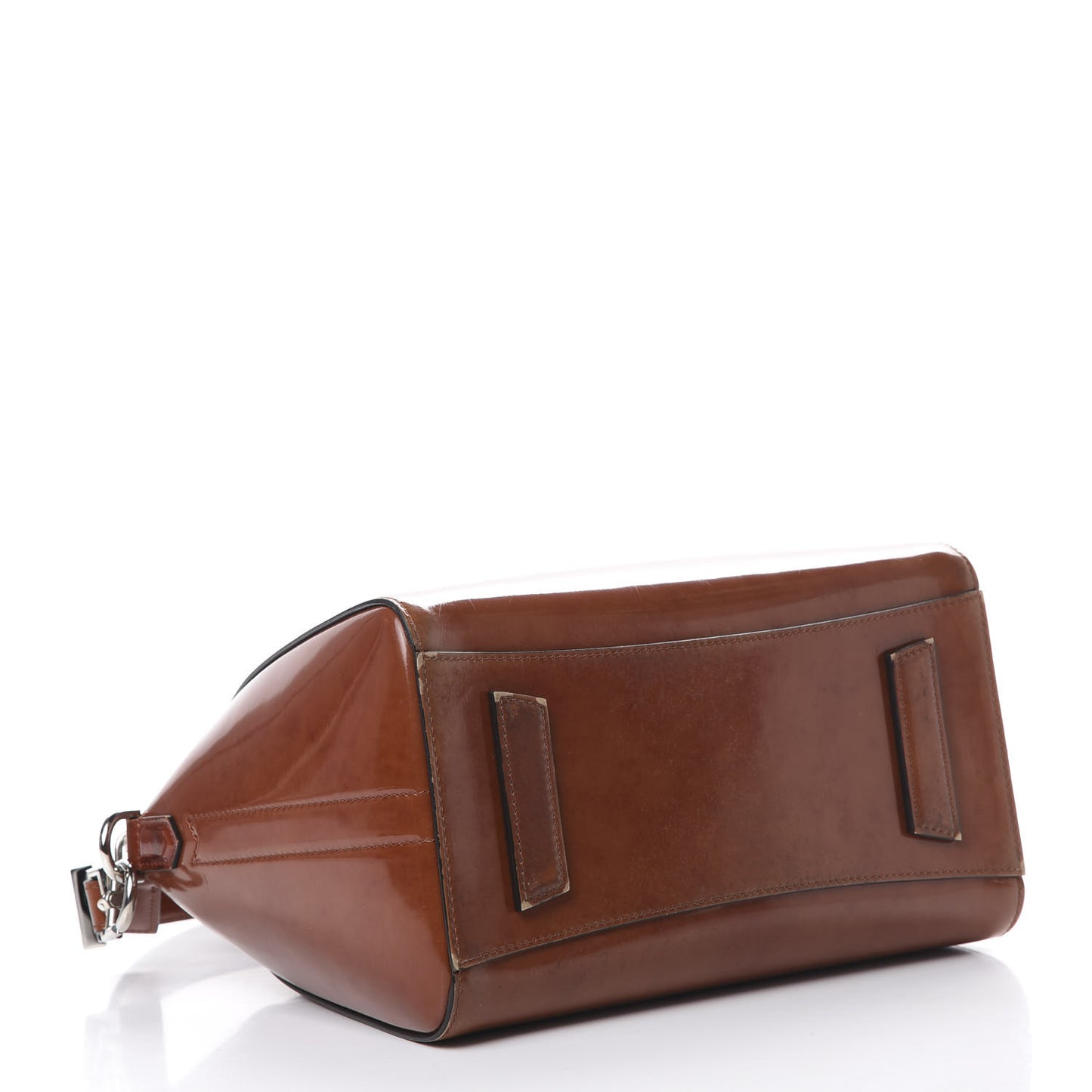 Patent Calfskin Small Antigona Brown