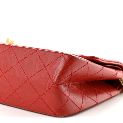 Chanel Aged Calfskin Quilted 2.55 Reissue 226 Flap Red 10 of 10
