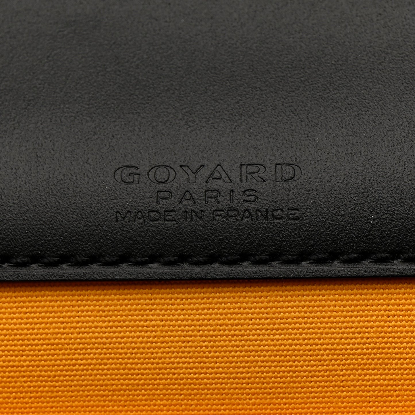 Goyardine Monte Carlo Bois Clutch With Strap Black