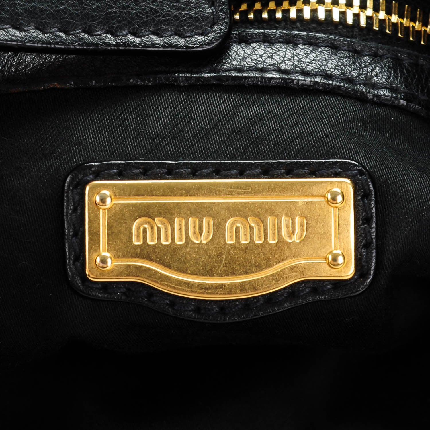 Miu Miu Soft Calf Hobo Nero Black 6 of 7