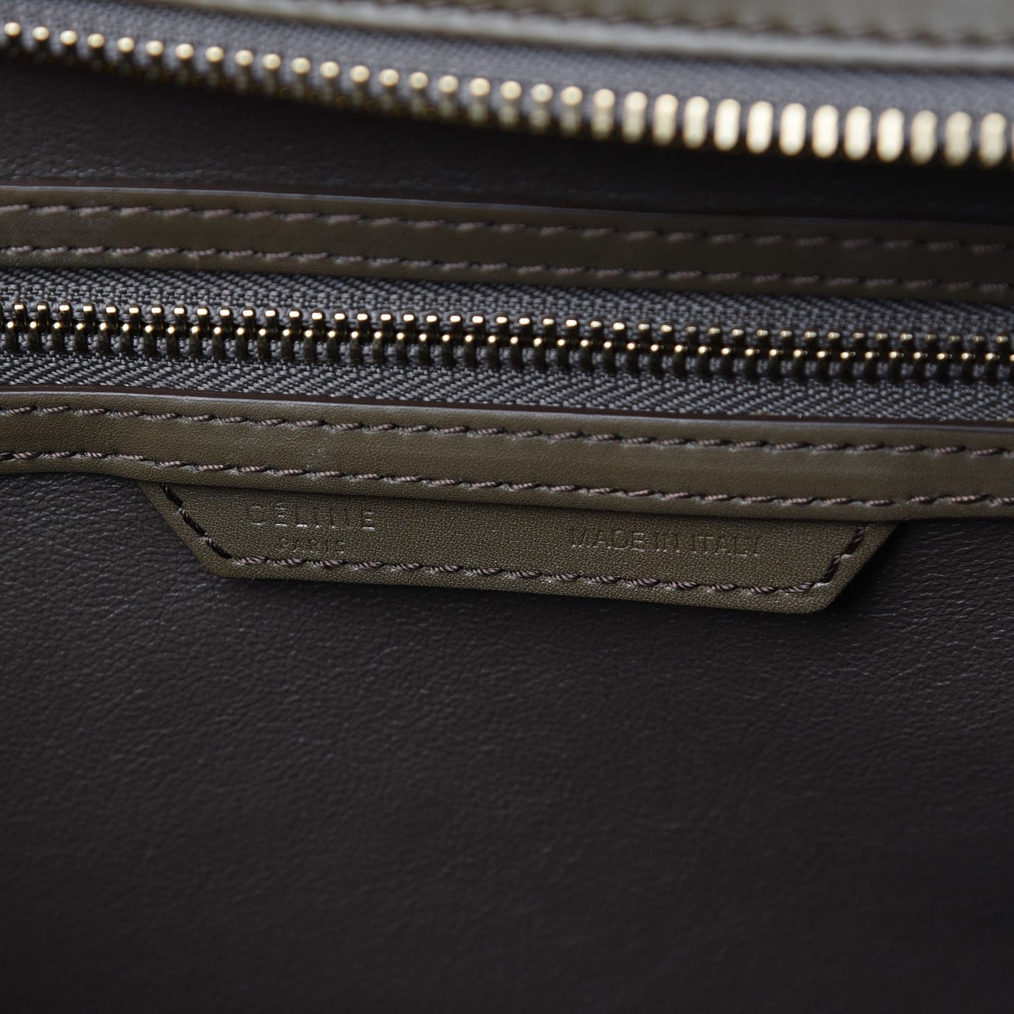 Satin Calfskin Mini Tri-Color Luggage Camel