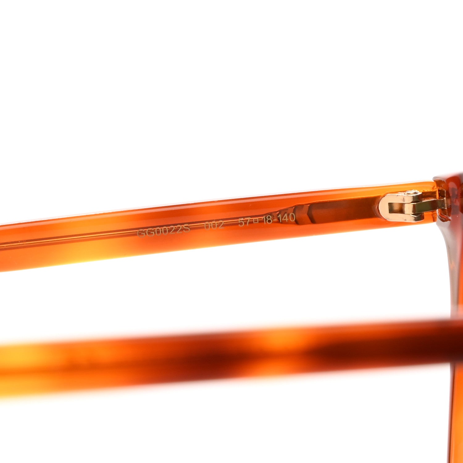 Gucci Acetate GG Sunglasses GG0022S Tortoise 5 of 7