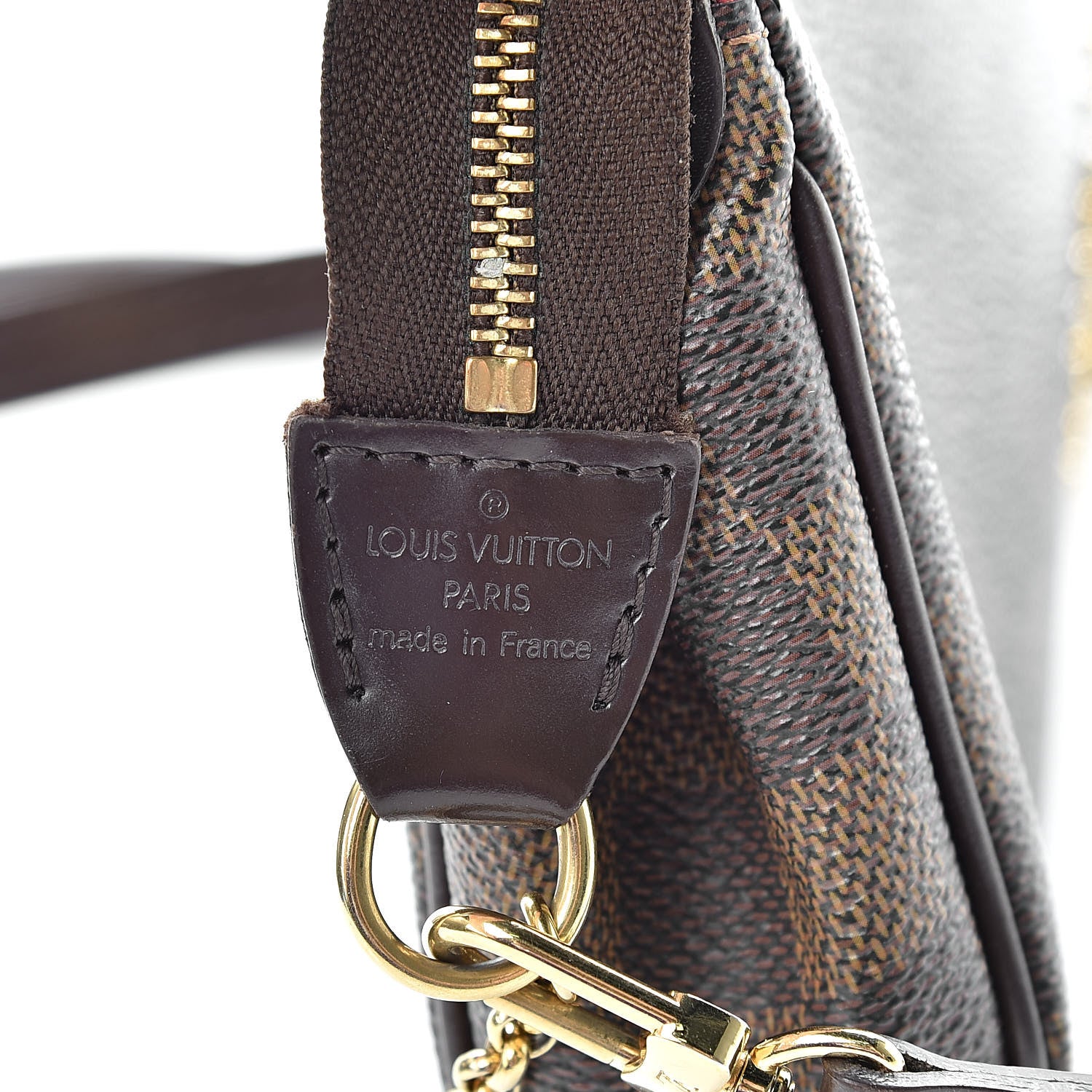 Louis Vuitton Damier Ebene Eva Clutch 6 of 12