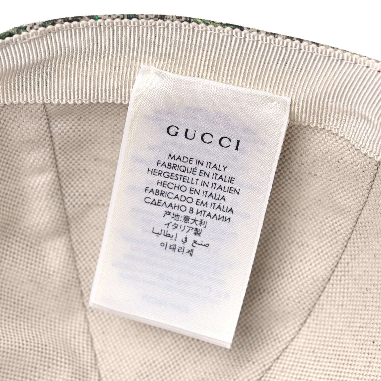 Gucci GG Supreme Flora Claudia Baseball Hat 58 L Red 9 of 9