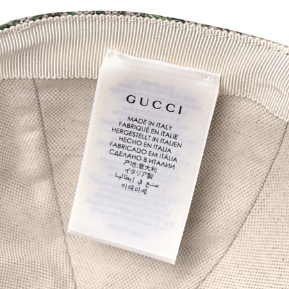 Gucci GG Supreme Flora Claudia Baseball Hat 58 L Red 9 of 9