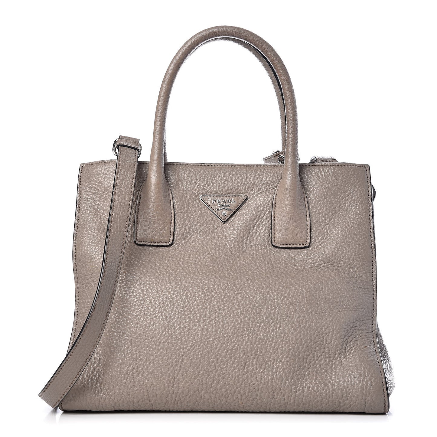 Vitello Daino Twin Pocket Tote Argilla