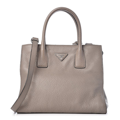 Prada Vitello Daino Twin Pocket Tote Argilla 1 of 12