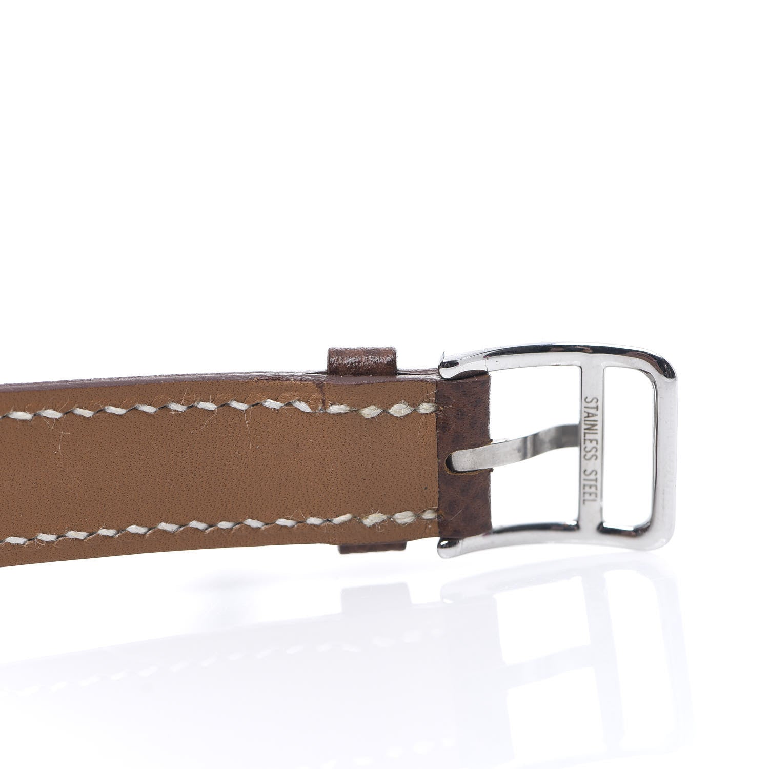Hermes Stainless Steel Courchevel 23mm Cape Cod Quartz Watch Chocolate 6 of 7