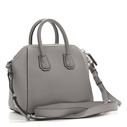 Givenchy Sugar Goatskin Mini Antigona Pearl Grey 3 of 11