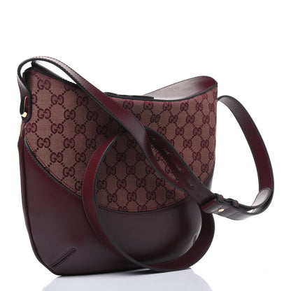 Gucci GG Monogram Calfskin Medium Arli Shoulder Bag Sahara Rubino Chardonnay 3 of 14