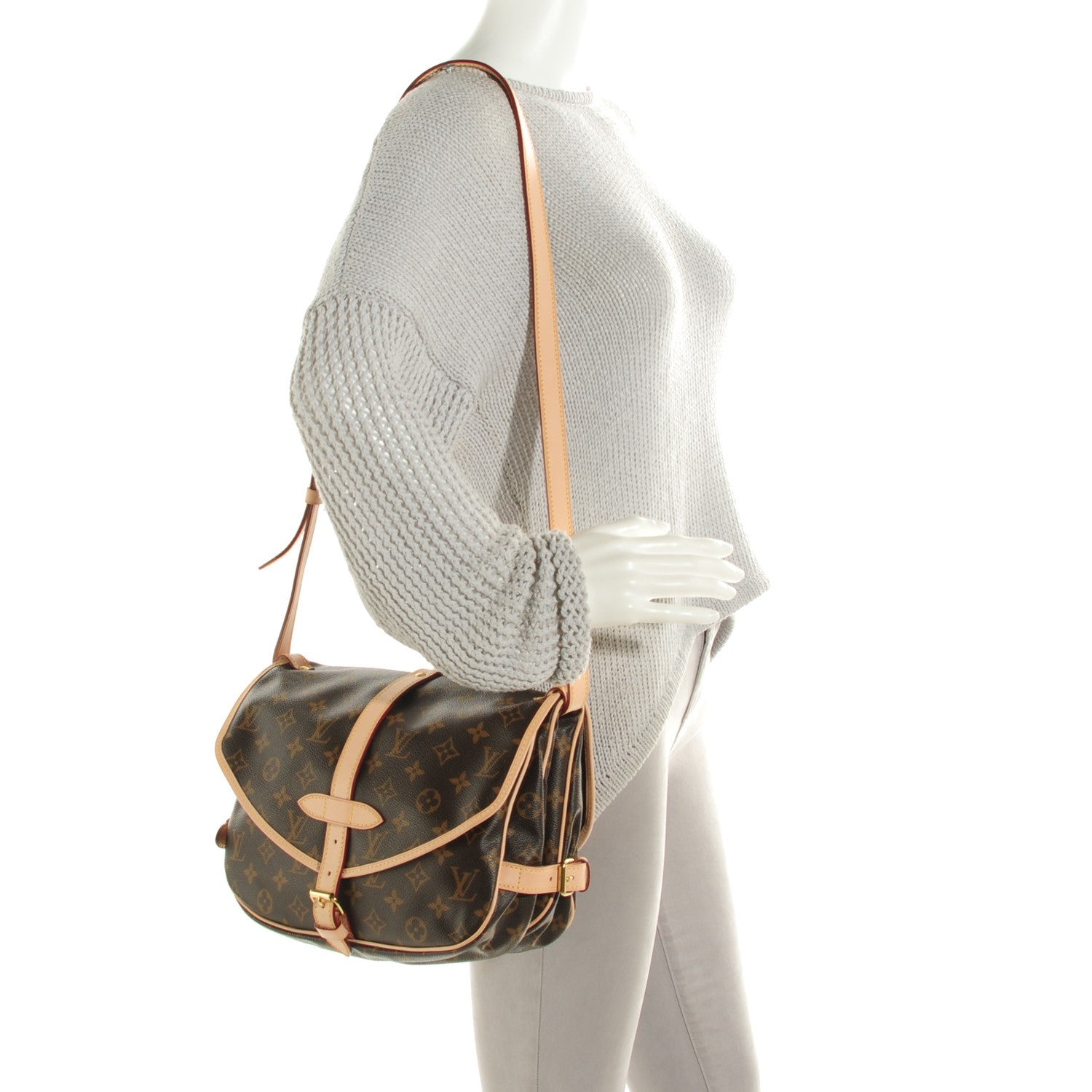 Louis Vuitton Monogram Saumur MM 2 of 7