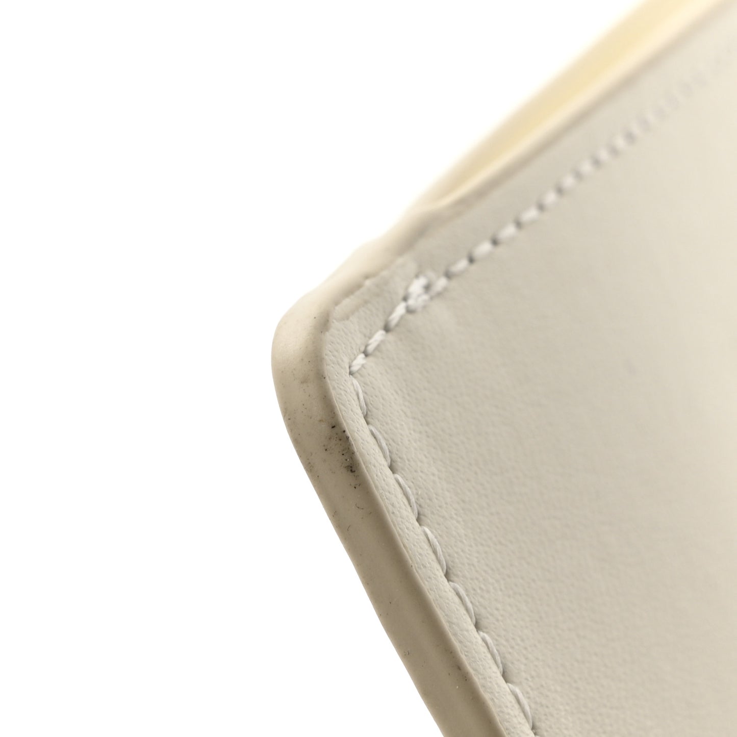 Smooth Calfskin Sunglasses Pouch White