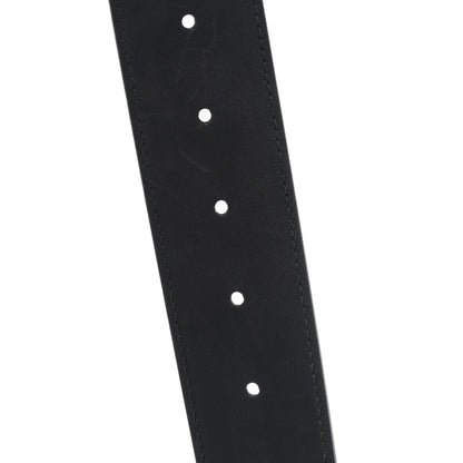 Gucci Moon Calfskin Pearl Double G 40mm Belt 80 32 Black Cream 4 of 4