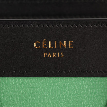 Celine Smooth Calfskin Goatskin Nano Tri-Color Luggage Palm 9 of 9