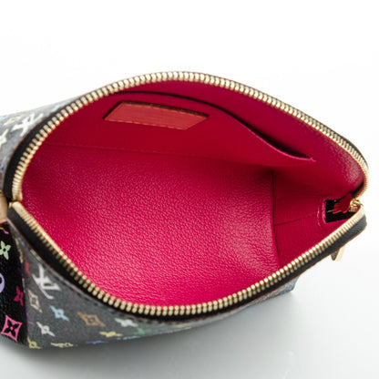 Louis Vuitton Monogram Multicolor Cosmetic Pouch Black Grenade 5 of 6