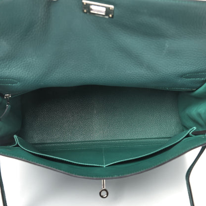 Hermes Taurillon Clemence Kelly Retourne 32 Malachite 4 of 10