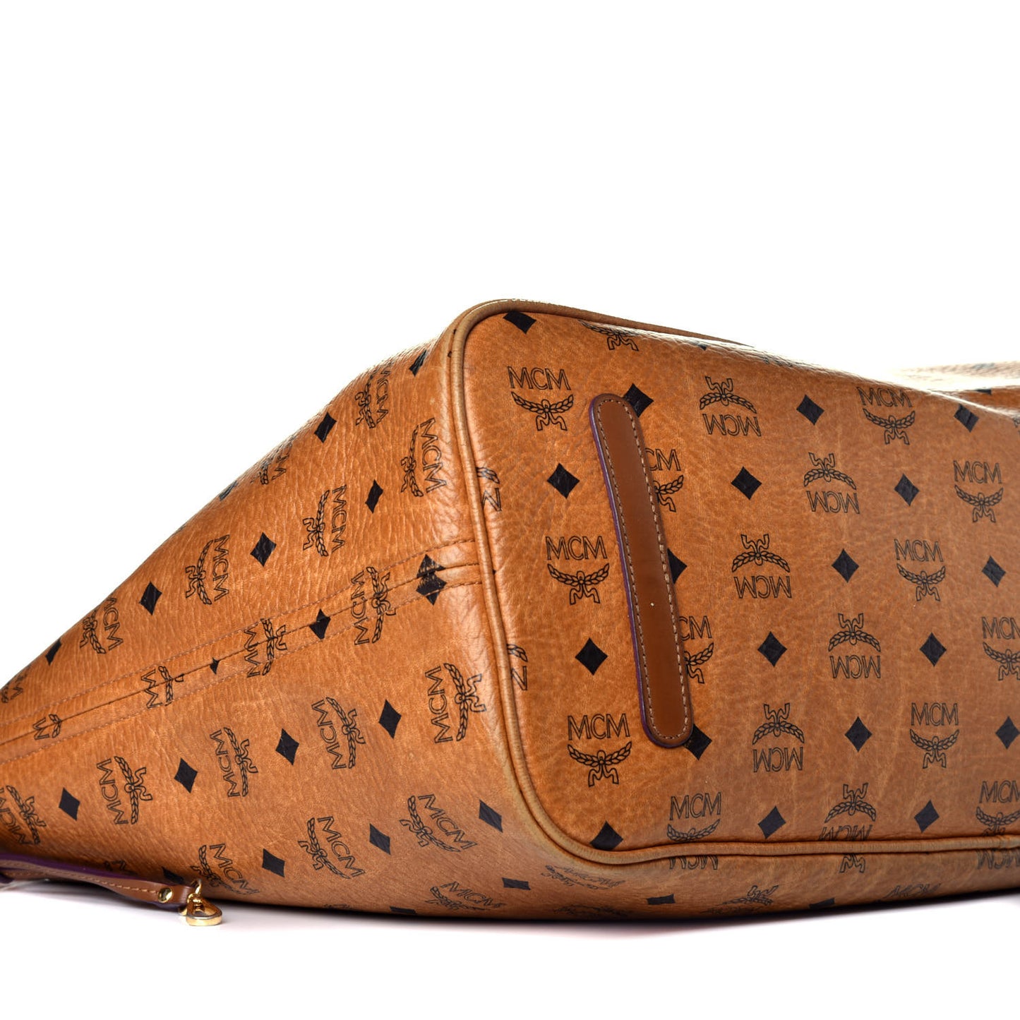 Visetos Large Liz Reversible Shopper Tote Cognac