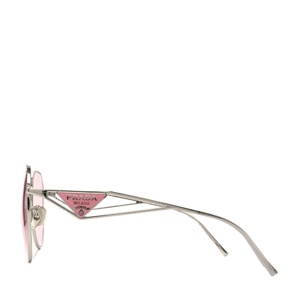 Prada Metal Symbole Triangle Logo Sunglasses SPR57Y Pink 3 of 6