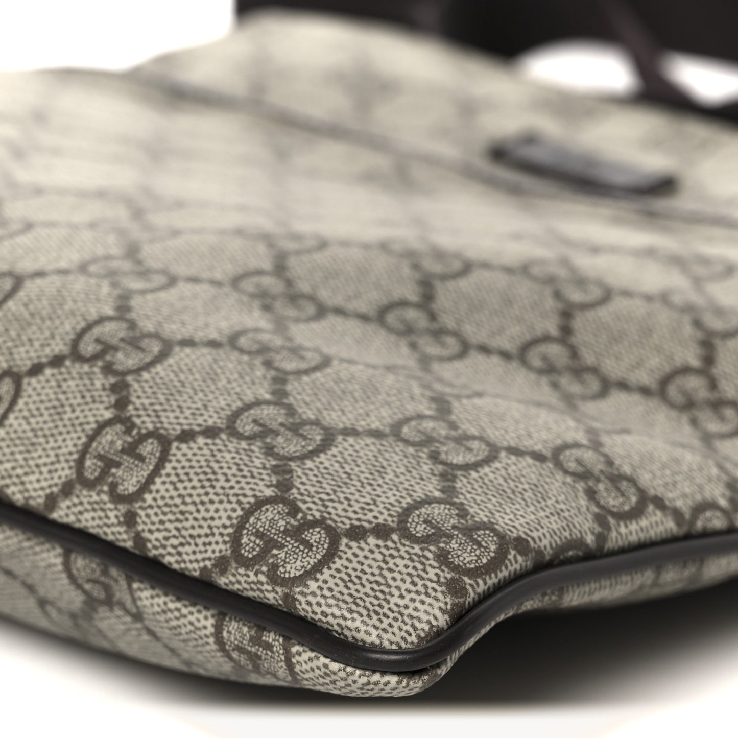 GG Plus Monogram Medium Flat Messenger Bag Dark Brown