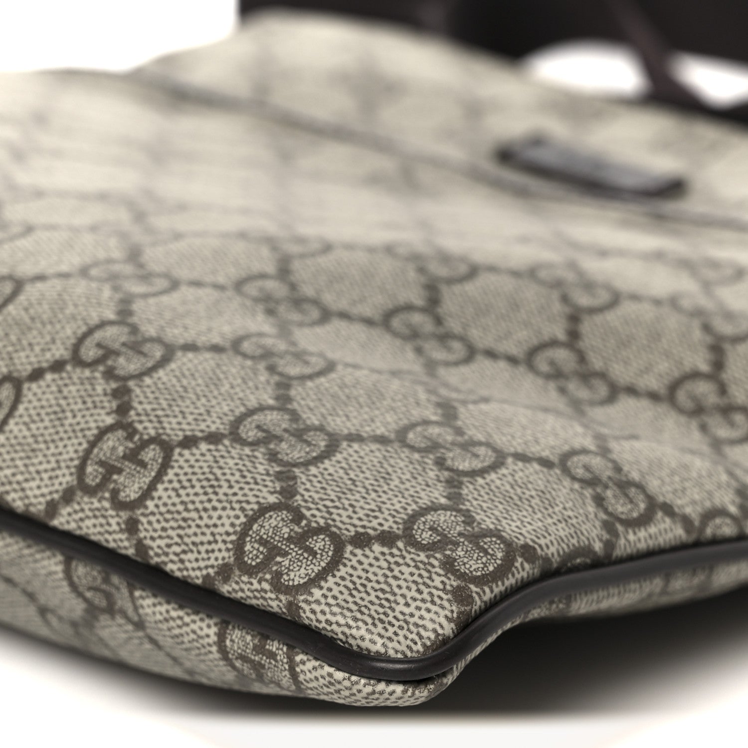 Gucci GG Plus Monogram Medium Flat Messenger Bag Dark Brown 10 of 10