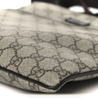 Gucci GG Plus Monogram Medium Flat Messenger Bag Dark Brown 10 of 10