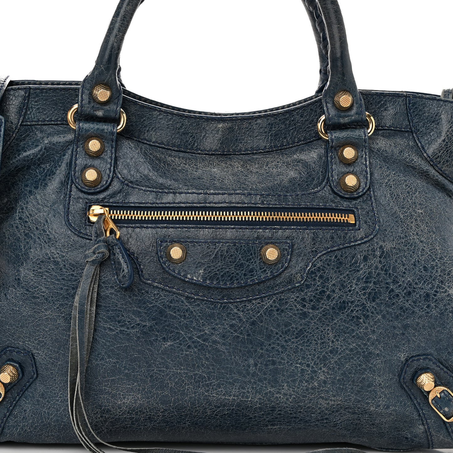 Agneau Giant 12 Gold Hardware City Bleu Mineral