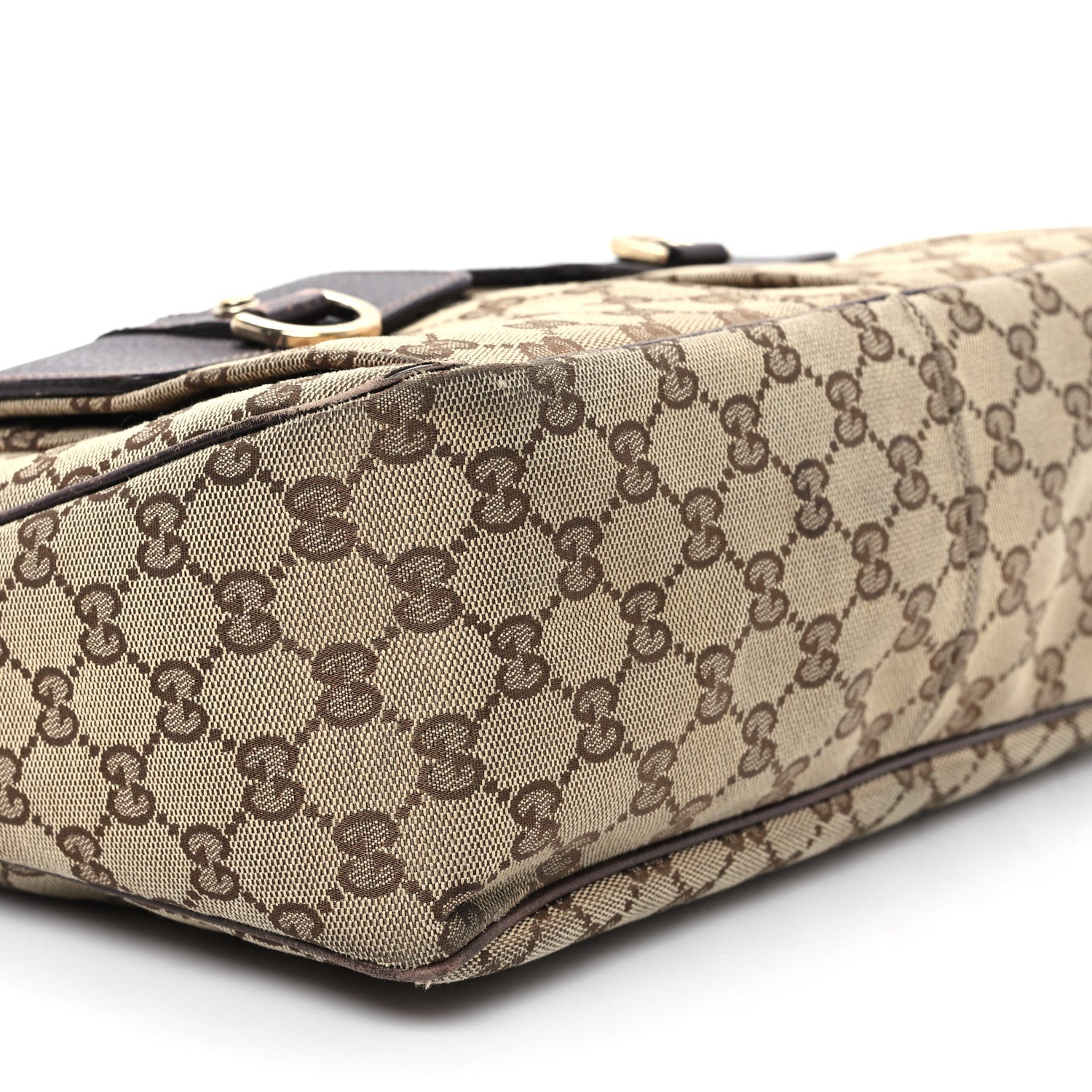 Gucci Monogram Pocket Hobo Brown 9 of 16