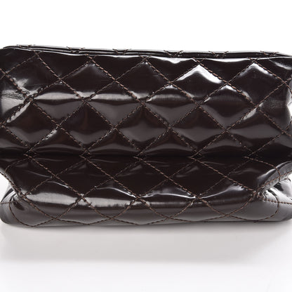 Chanel Patent Quilted Small Accordion 2.55 Reissue Flap Dark Brown 11 of 11
