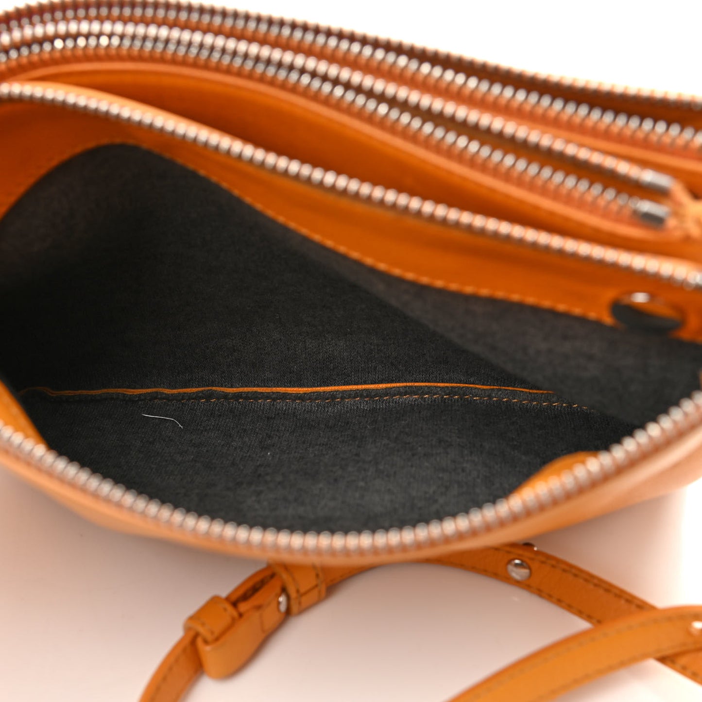 Lambskin Small Trio Crossbody Bag Sunflower