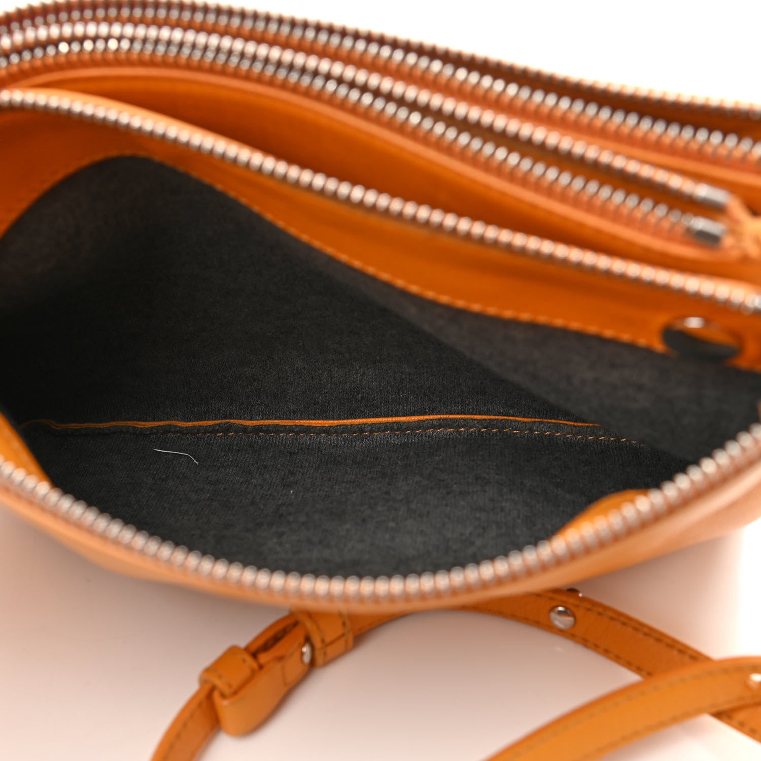 Celine Lambskin Small Trio Crossbody Bag Sunflower 6 of 15
