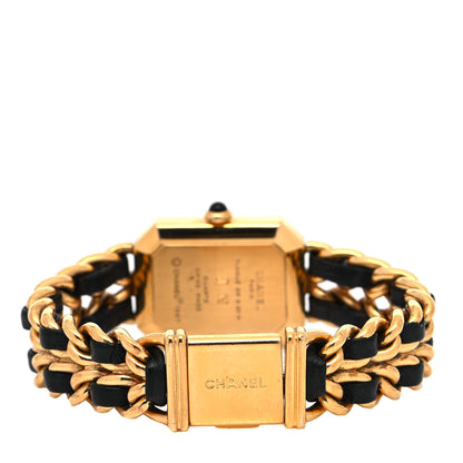 Chanel Stainless Steel Lambskin 20mm Chain Premiere Quartz Watch Gold M 3 of 4