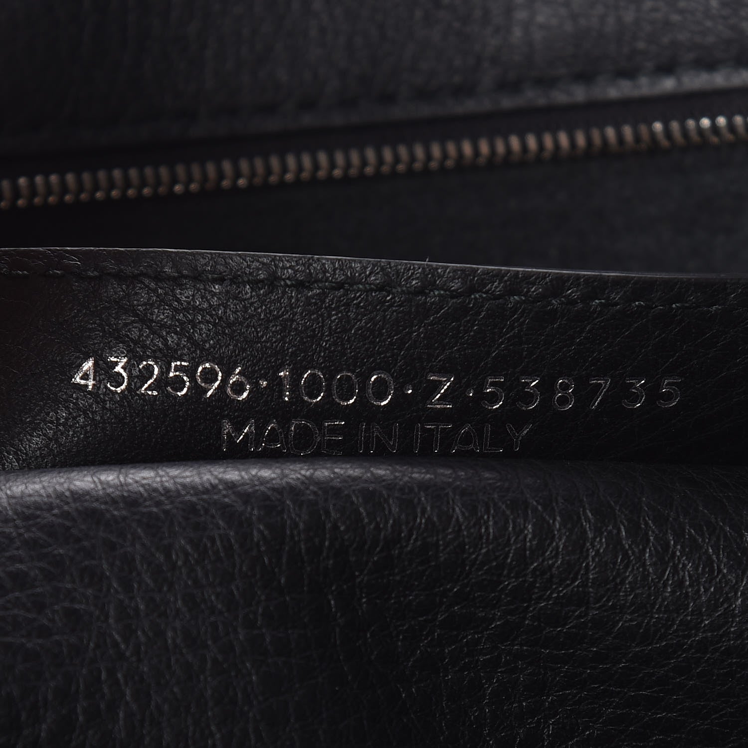 Balenciaga Veau Papier B4 Zip Around Tote Black 7 of 10
