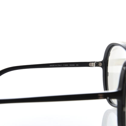 Chanel Clip On Sunglasses 71230 Mirror Grey Black 5 of 10