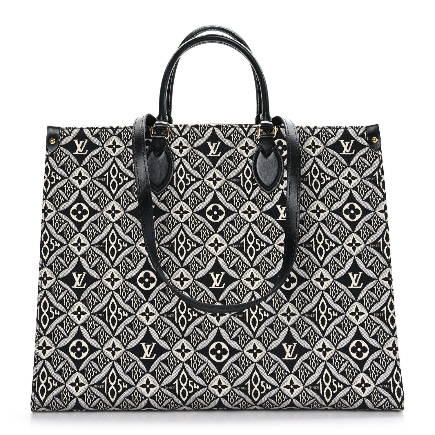 Louis Vuitton Jacquard Since 1854 Onthego GM Grey 1 of 8