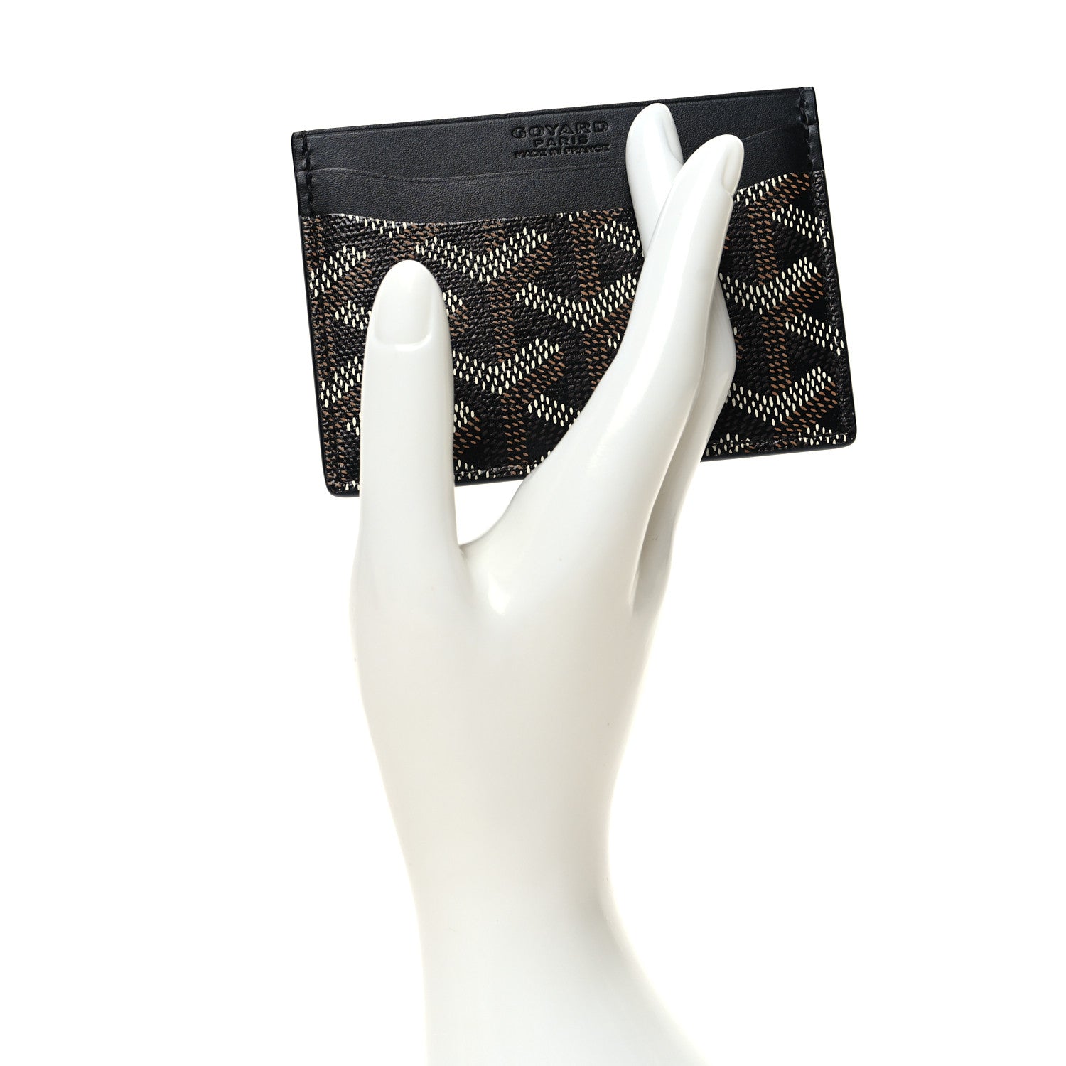 Goyard Goyardine Saint Sulpice Card Holder Black 2 of 7