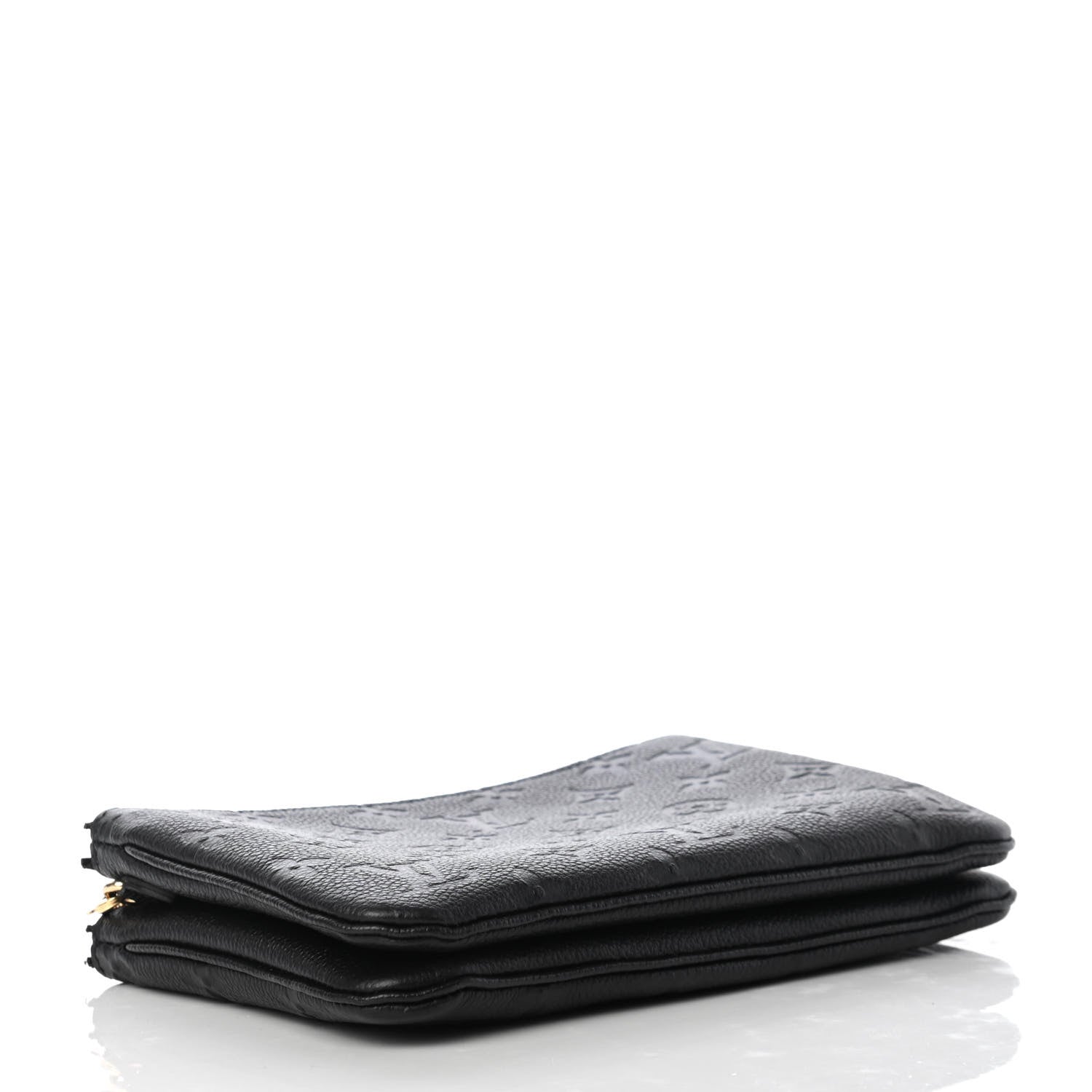 Louis Vuitton Empreinte Double Zip Pochette Black 4 of 8